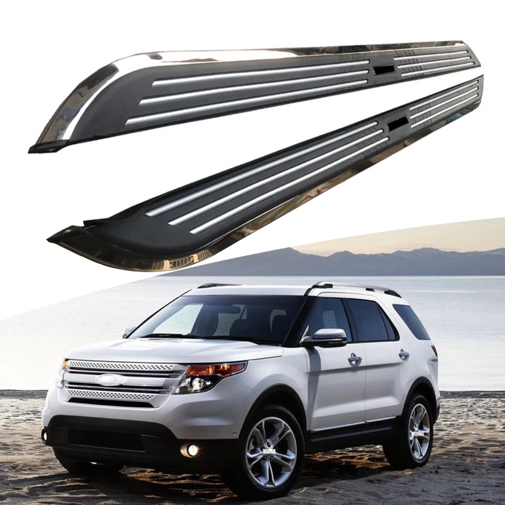 

Боковая подножка для Ford Explorer 2011-2020, 2 шт., левая, правая, алюминиевая, боковая педаль, лестница