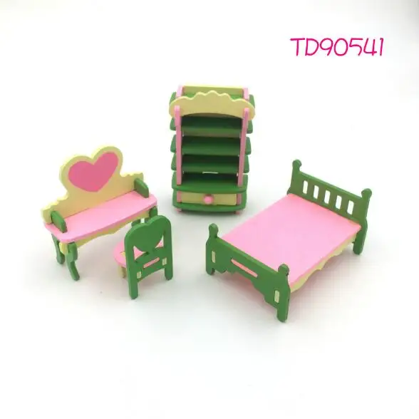 Аксессуары для кукол домик кукольная мебель стол новый подарок детей деревянная