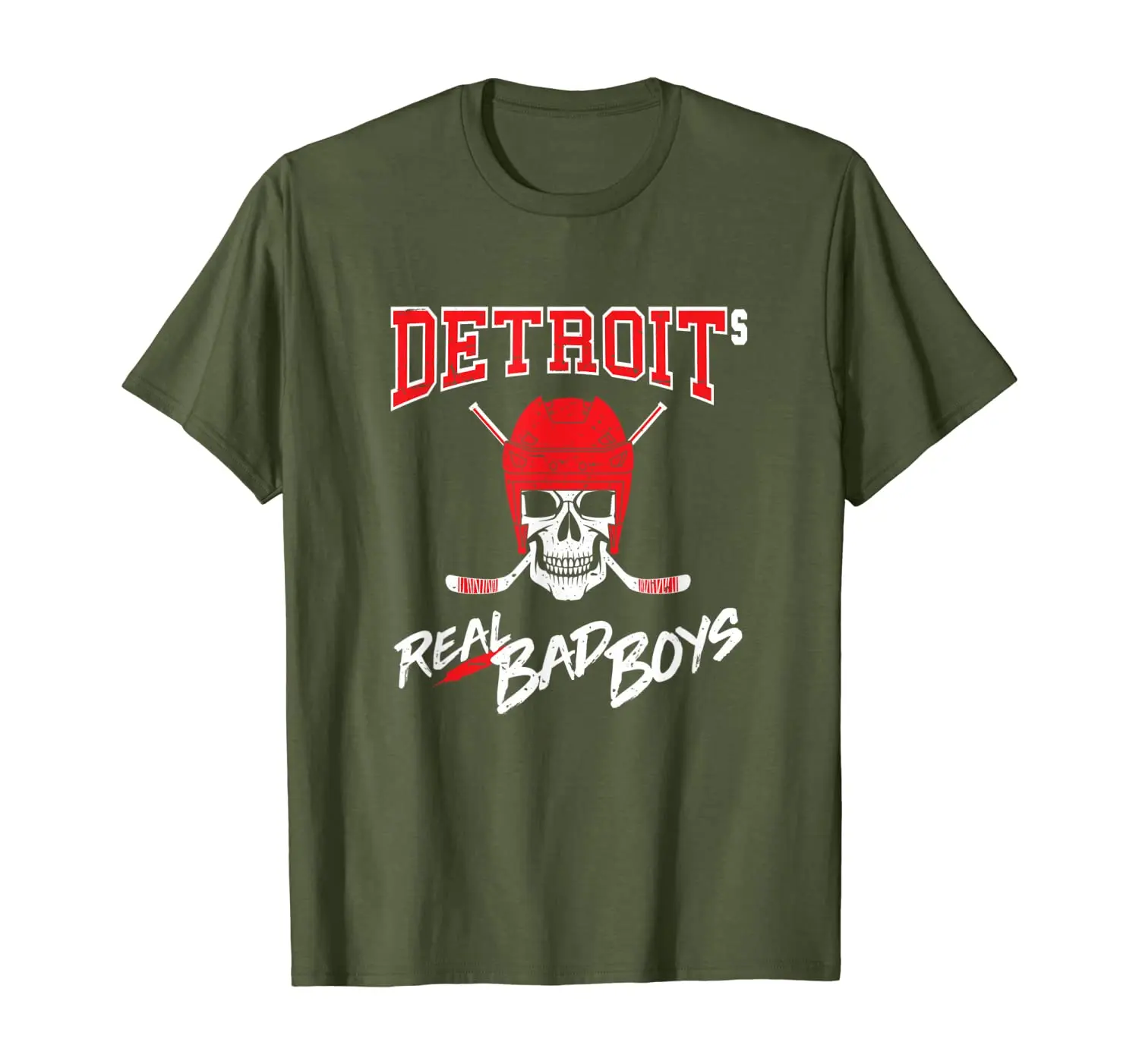 

Mens Detroits Real Bad Boys Detroit Hockey Bob T-shirt