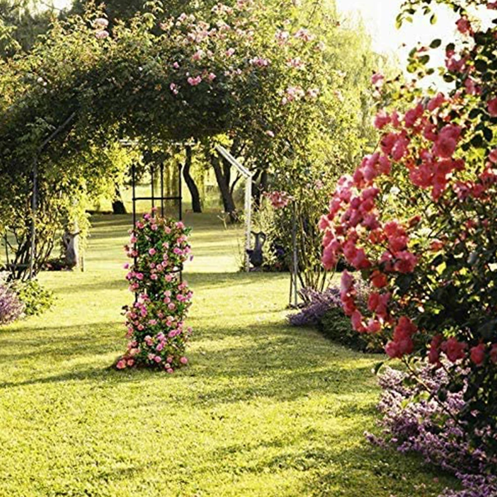 

2PCS Plant Climbing Trelli Plant Flower Cage Support Climbing Stand Rack Garden Vegetables Decorative Trellis Bracket Detachable