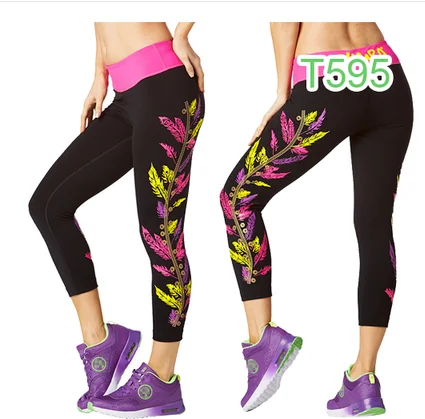 Новинка женские трикотажные брюки из полиэстера zum одежда для фитнеса