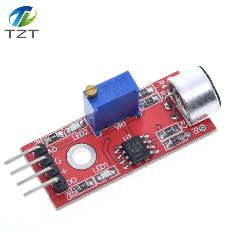 TZT телефон микрофон датчик обнаружения модуль для arduino AVR PIC Высокочувствительный