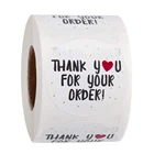 Наклейки для круглых конвертов, черные, белые, 100, 500-наклейка для скрапбукинга шт.