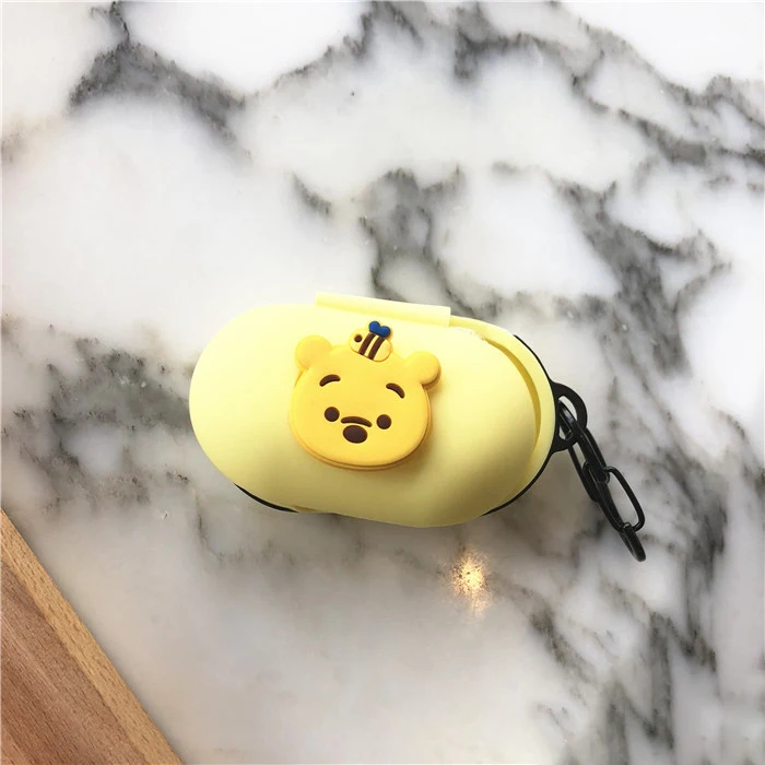 2 Милый защитный чехол для samsung Galaxy Buds, чехол с откидной крышкой и карабином, водонепроницаемый противоударный чехол s - Цвет: 2