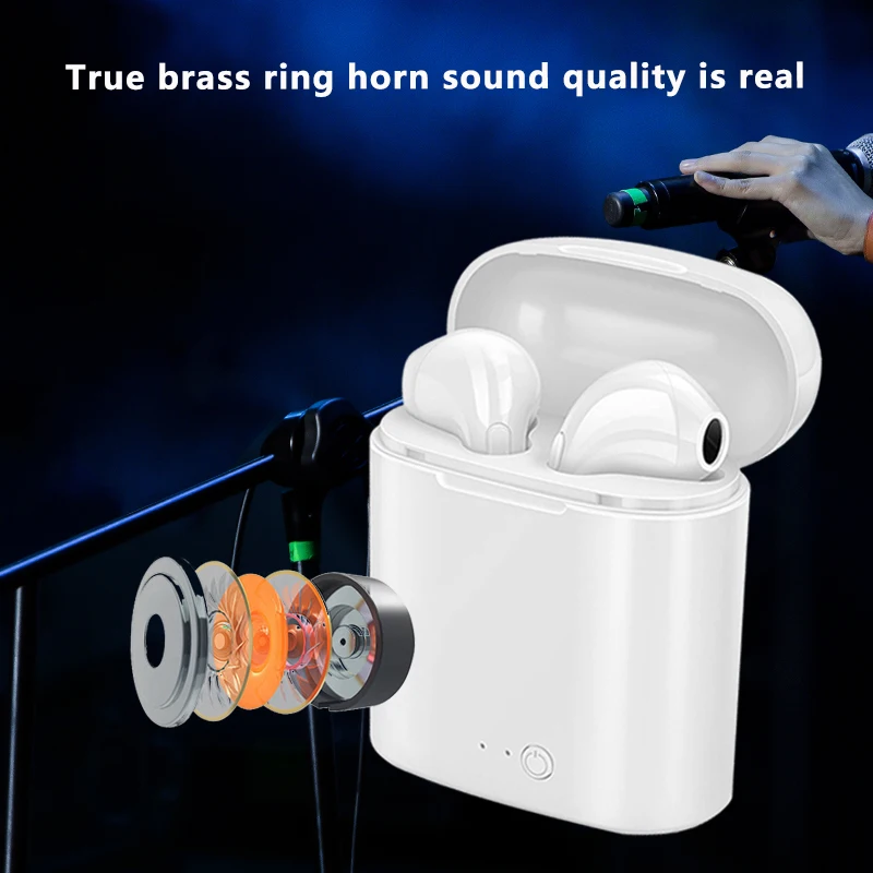 Беспроводные наушники Bluetooth 5 0 TWS с микрофоном зарядная коробка гарнитура для