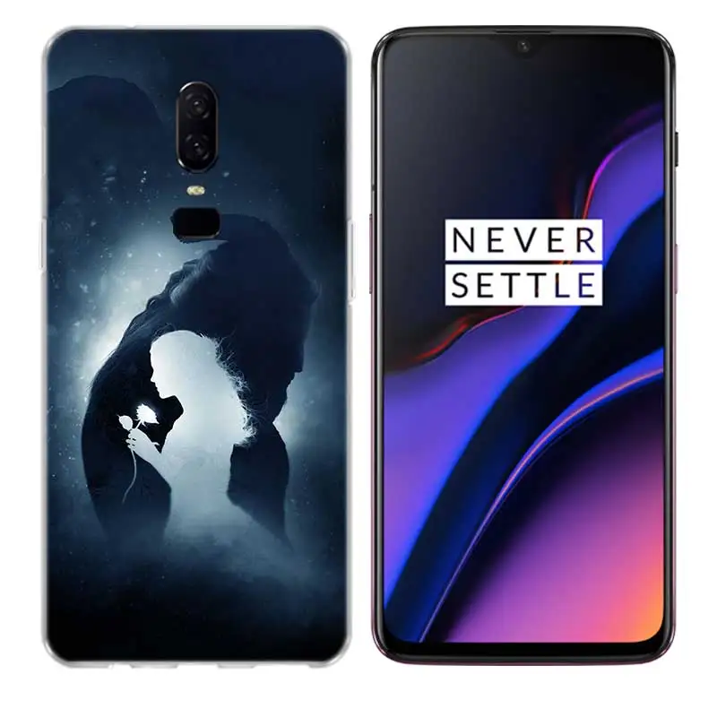 Красавица и Чудовище роскошный Мягкий ТПУ силиконовый чехол для телефона OnePlus One