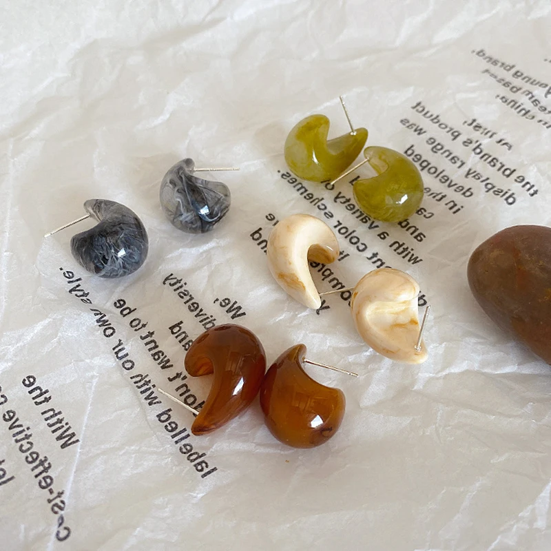 CWEEL черные женские серьги Бохо синие геометрические Модные ювелирные изделия