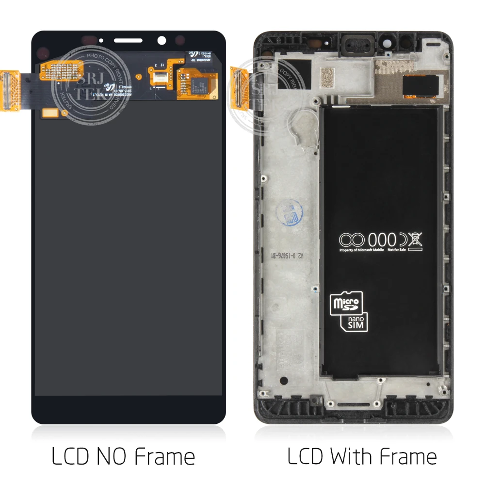 Одиночный SIM 5 2 &quotоригинальный AMOLED дисплей для NOKIA Lumia 950 LCD сенсорный экран
