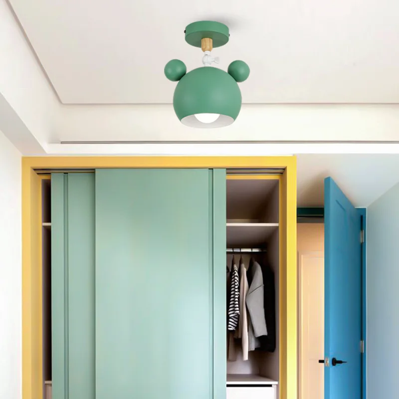 $24.50 Modern Children Ceiling Lamp Home Decoration Led Lamp Salon Lights for Room Loft Kids Room Girl Bedroom Indoor Lighting 220V