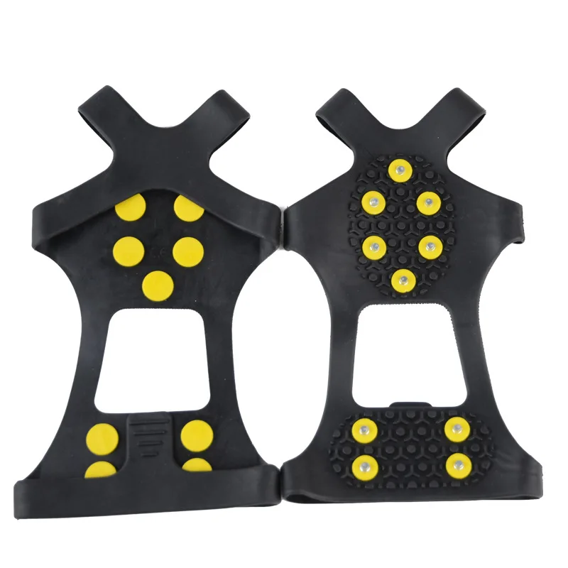 Уличная нескользящая обувь с 10 зубьями и шипами для подледной рыбалки | Спорт