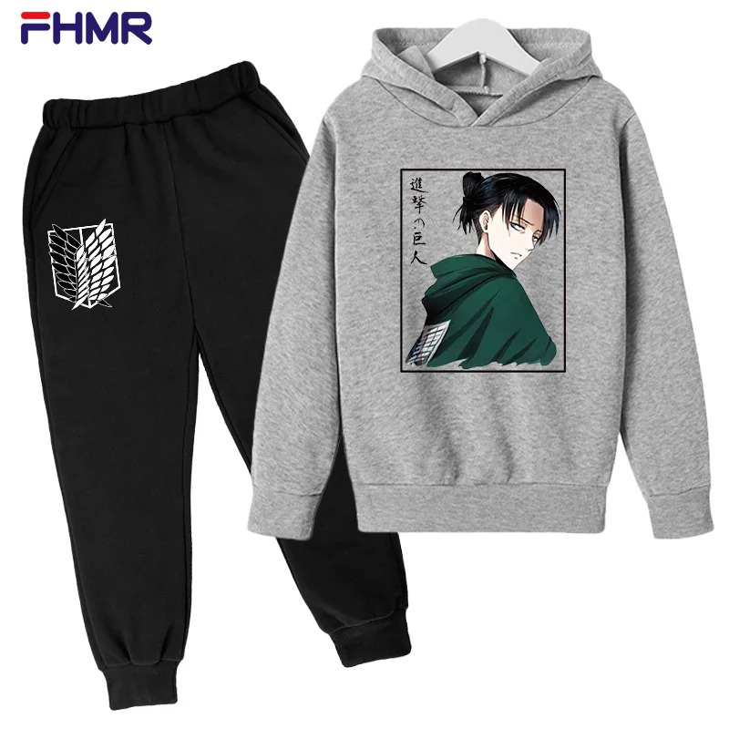 

Japan Anime Tokyo Ghoul Graphic Hoodie Suit Cotton Kids Hoodie + Pant 2-piece Children Clothing Set 4-14 Years Girl Boy Clothes