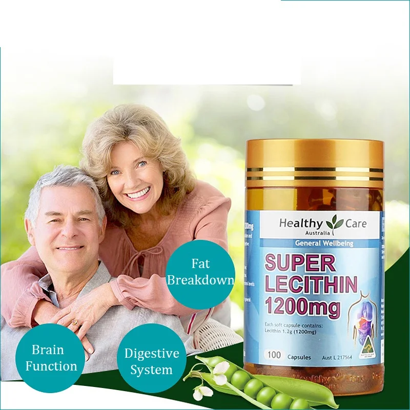 Здоровая забота лецитин 1200mg100Caps жирная кислота пищеварительная система функции