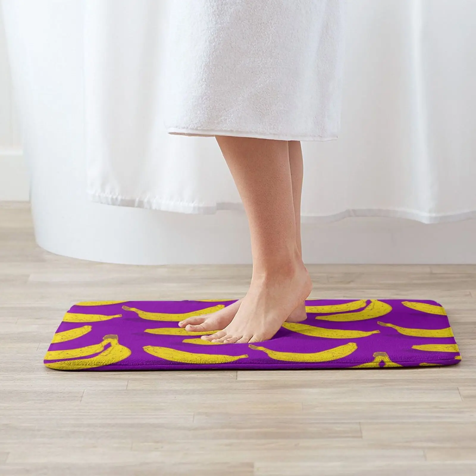 Коврик-банан Противоскользящий коврик для входной двери в спальню растения