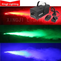 fast shipping disco colorful smoke machine mini led remote fogger ejector dj christmas party stage light fog
