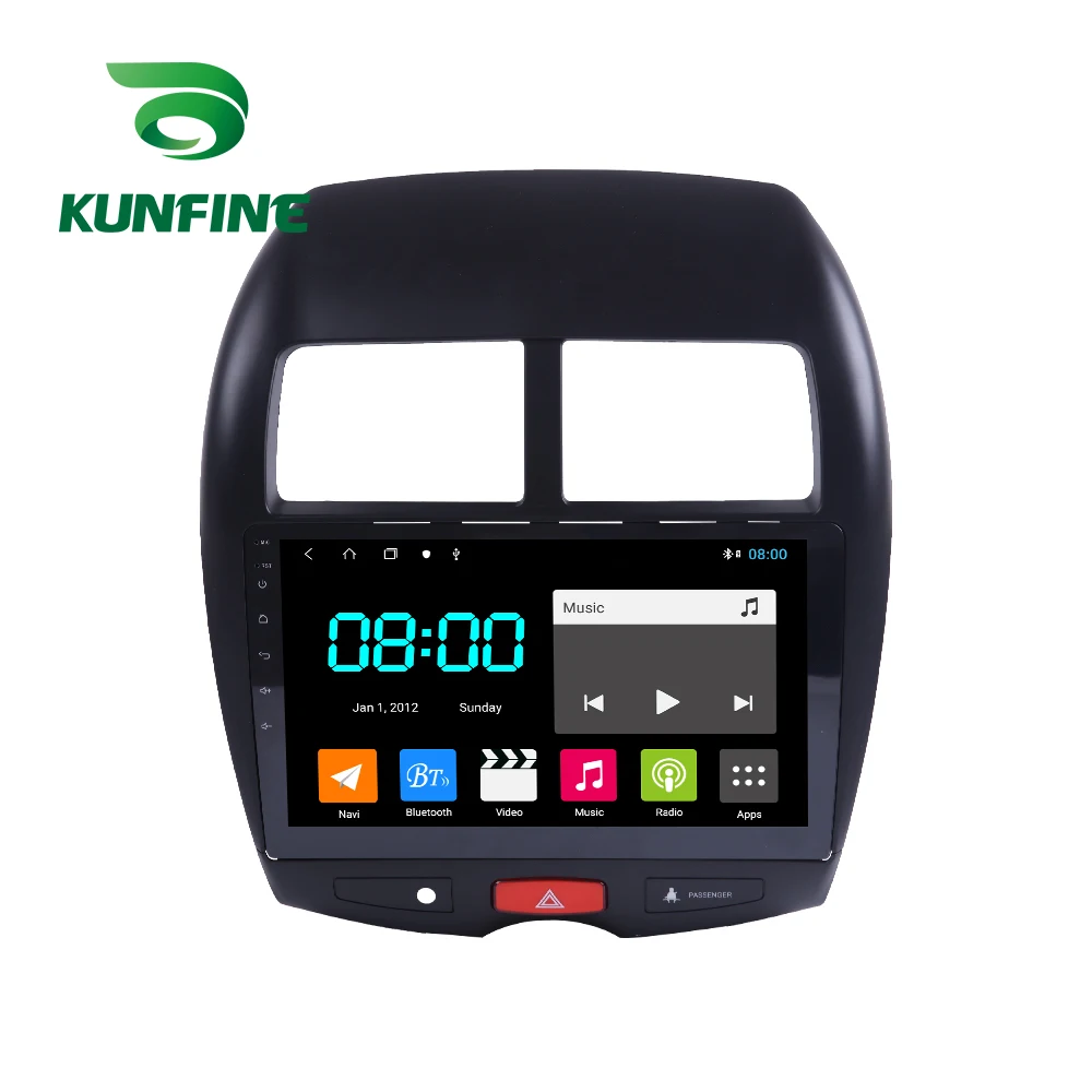 Octa Core 1024*600 Android 10 0 автомобильный DVD GPS навигатор плеер Deckless Car Stereo для Mitsubishi ASX 2010 2019