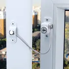 Дверной замок ограничитель для блокировки окон, 200 мм, нержавеющая сталь