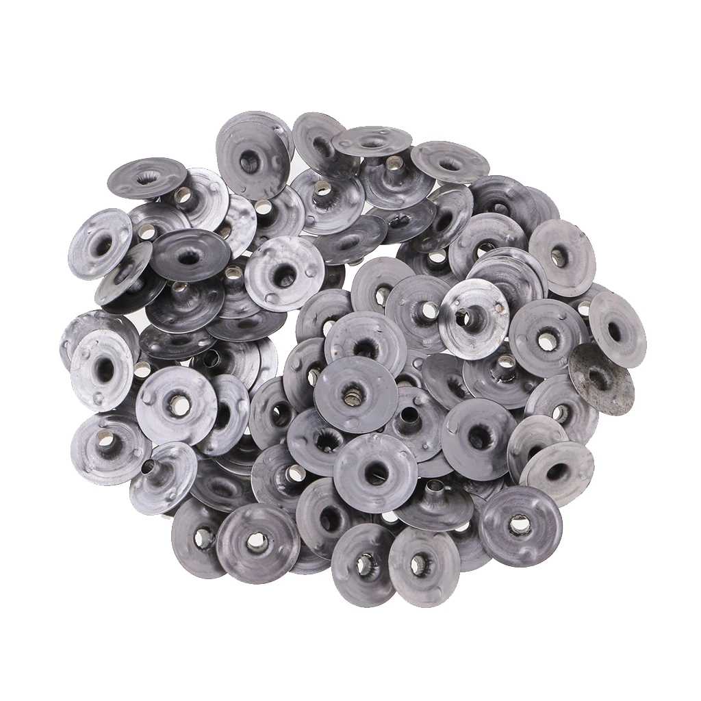 

200pcs 6 Sizes Candle Making/Tea Lights Self Centering Votive Metal Candle Wick Sustainers/Tabs/Base DIY Supplies