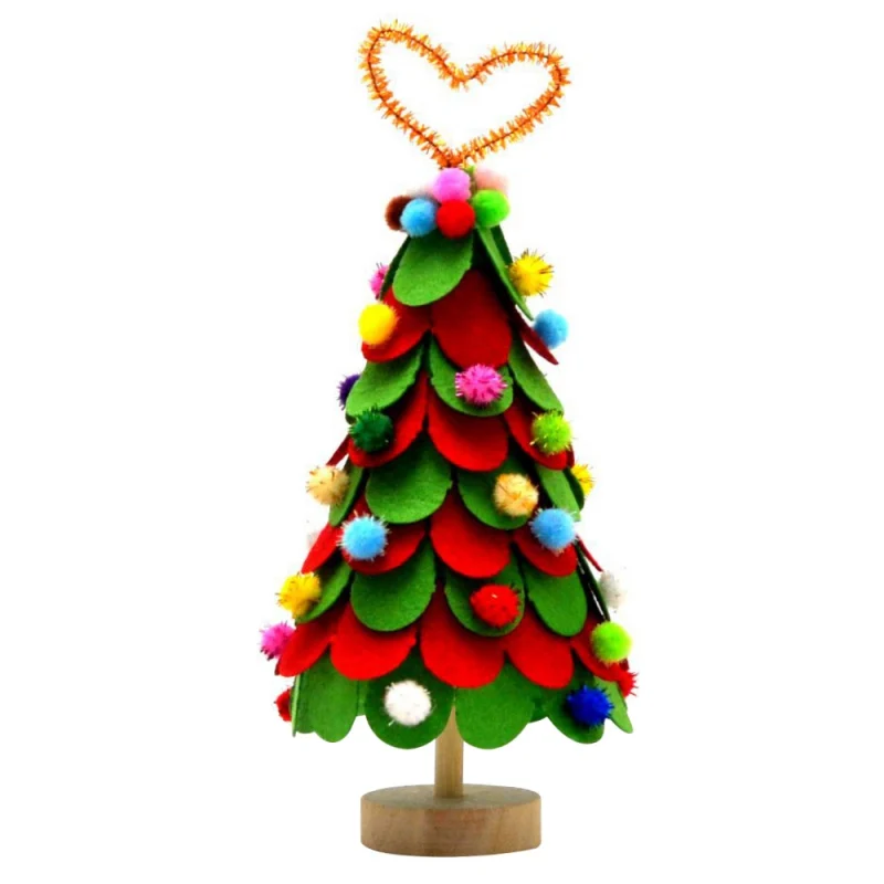Домашнее украшение для детей подарки игрушка сделай сам Рождественская елка