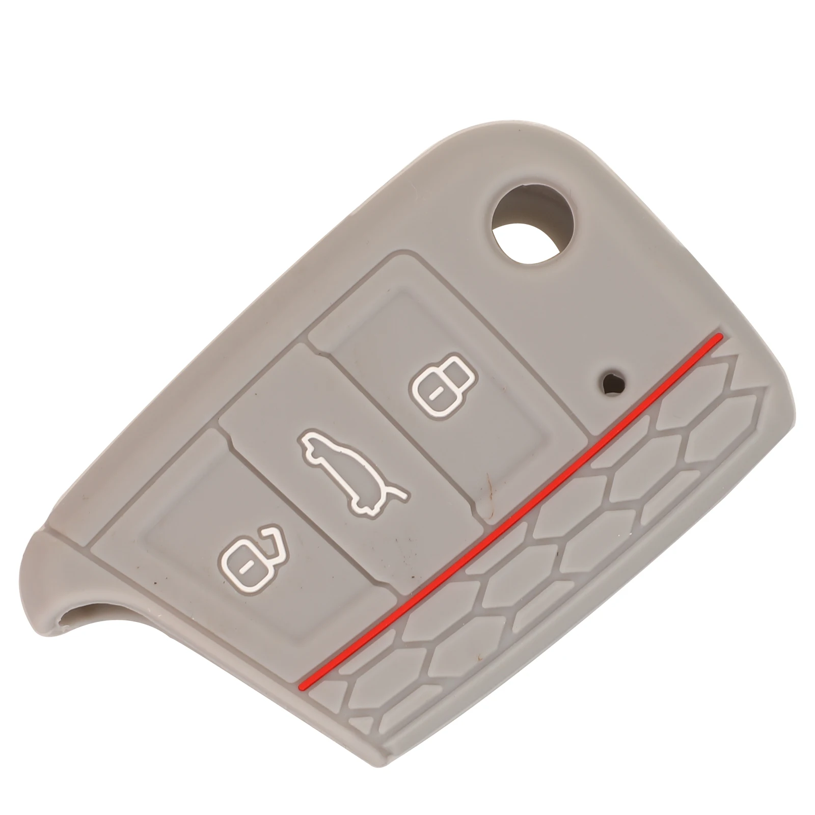Jingyuqin чехол для автомобильного ключа с 3 кнопками VW Polo Golf 7 Tiguan Skoda Octavia Kodiaq SEAT Ateca Leon