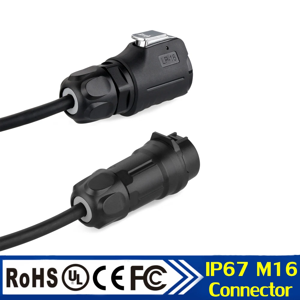 Пластиковый многоядерный адаптер PBT M16 2 3 4 5 7 8 9 Pin водонепроницаемая паяльная