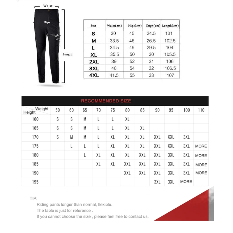ROCKBROS Men Cycling Pants Long Spring&ampAutumn Bike Tight Reflective Breathable Pockets Bicycle Trousers Clothing | Спорт и