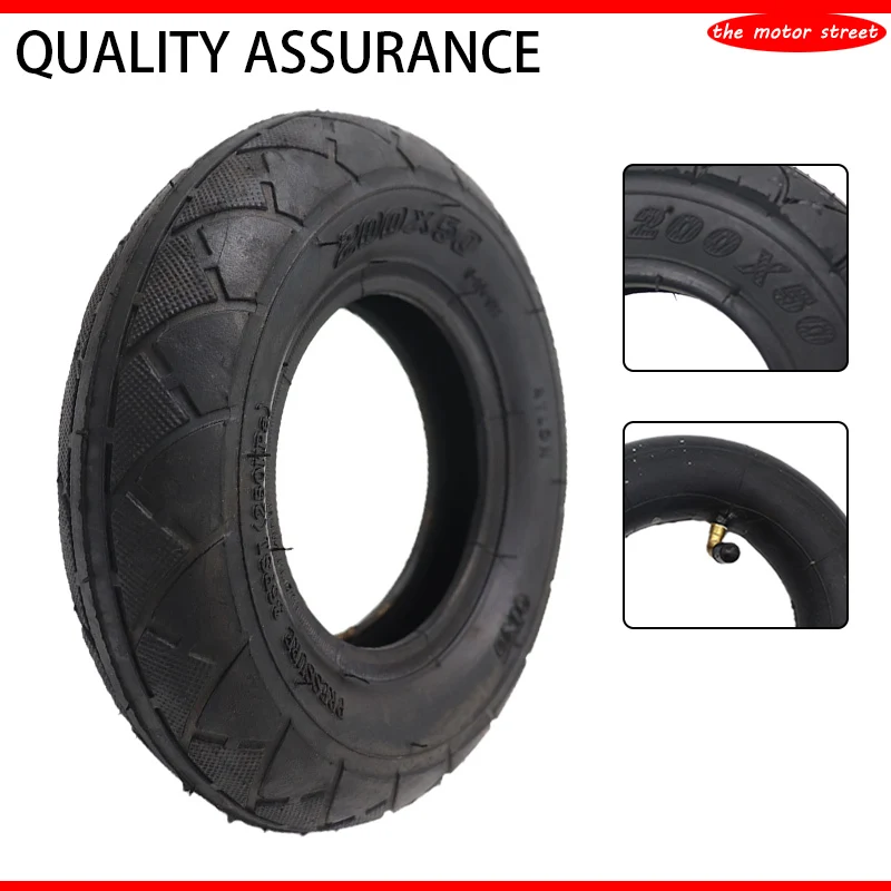 

8 inch 8x2 200x50 Tube and Outer Tire Pneumatic Wheel Off-Road Tyre for Electric Scooter Electric Gas Scooter Mountain Scooter