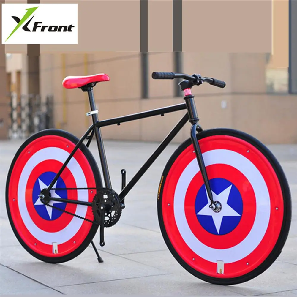 X-Front road bike фиксированная шестерня твердые шины фиксация велосипеда задние