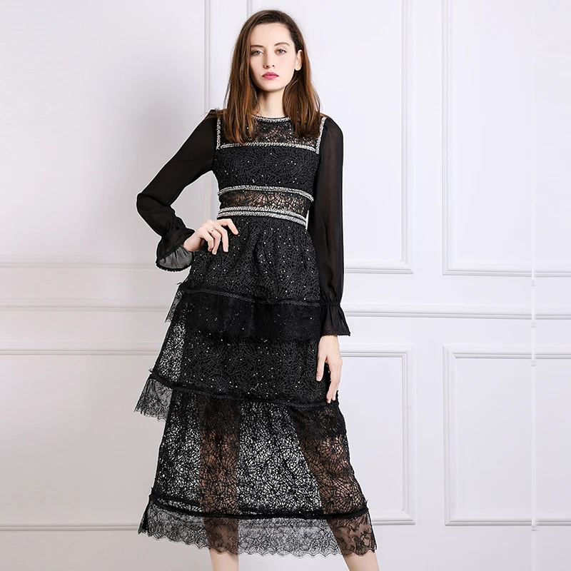 Роскошное черное платье для вечеринки женщин 2019 сексуальное перспективное