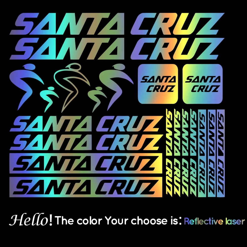 Виниловые наклейки с Санта Круз комплект наклеек для велосипеда MTB|Наклейки на