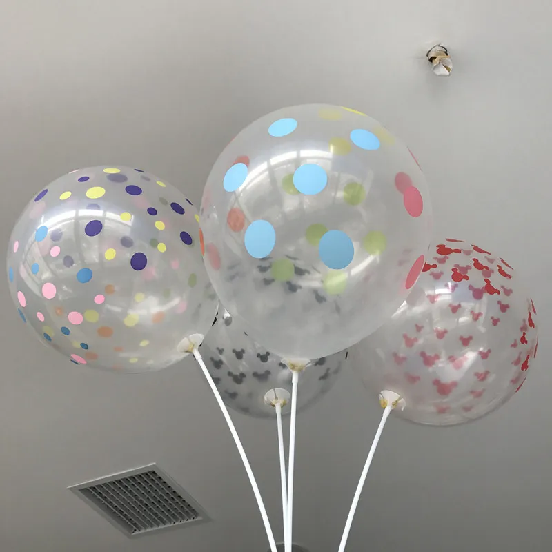 10 шт. прозрачные латексные воздушные шары в горошек 12 дюймов|party decoration|birthday party