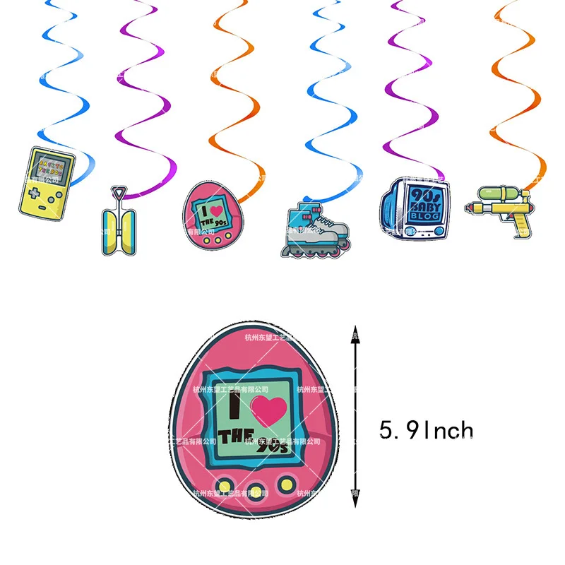 Ретро-Тема 90 декор для дня рождения взрослых роликовые коньки радио спиральный