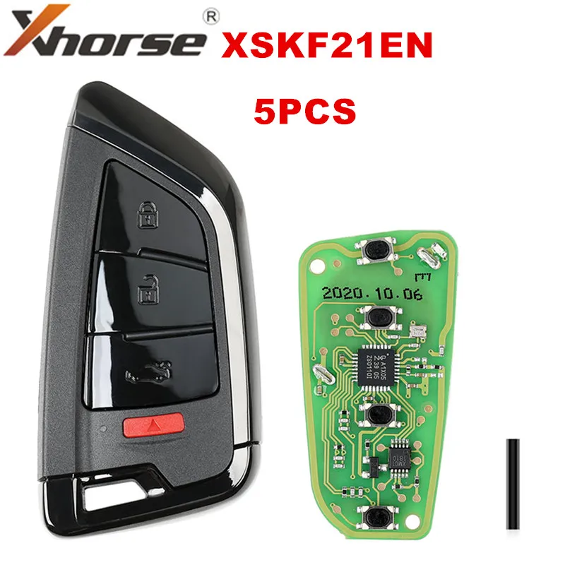 5 шт./лот Xhorse XSKF21EN VVDI Memoeial нож Style 4BTN для VVDI2 ключ инструмент английская версия| |