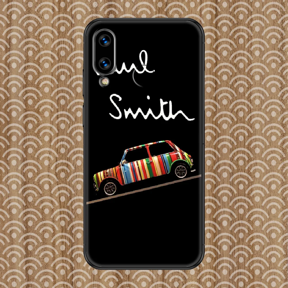 

Paul Fashion Brand Smith Italy Phone case For Huawei Honor 6 7 8 9 10 10i 20 A C X Lite Pro Play black luxury Etui art hoesjes