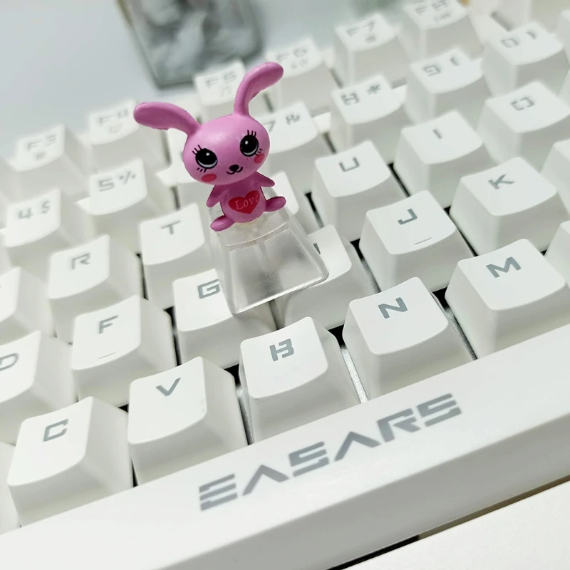 

DIY Keyboard ABS Backlit OEM Profile R4 Keycap Pretty Animal Keycap for Mx Switch Mechanical Keyboard for Girl's Gift