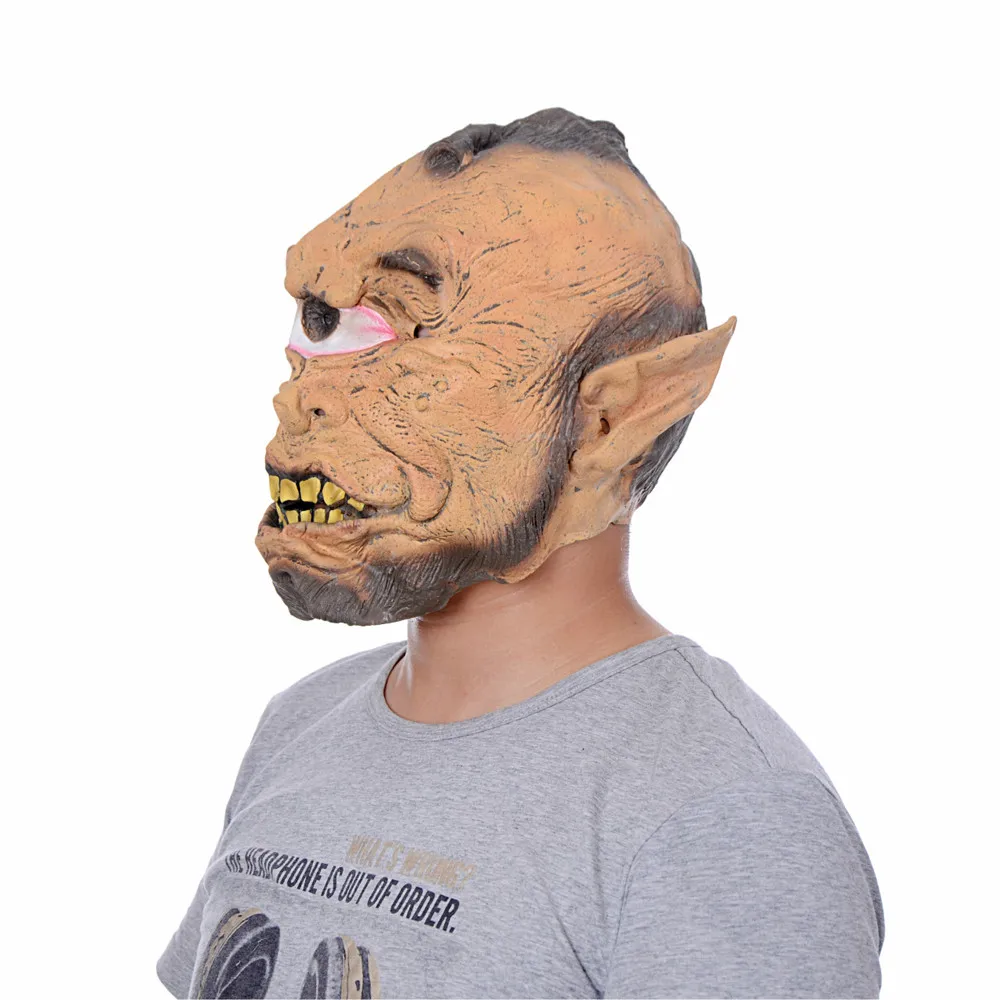 Хэллоуин голова ужаса маска для симуляции головные уборы Кино Косплей