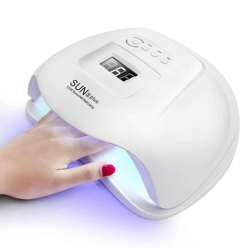 УФ-лампа для ногтей SUNx Plus 120 Вт Светодиодный УФ-лампа 36 светодиодный s лампа с автоматическим датчиком 30s 60s 90s отверждаемый светодиодный гель Расширенный клей сушилки для ногтей