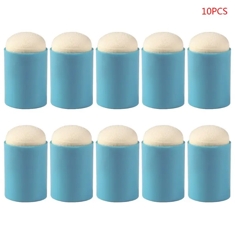 

10pcs Sponge Finger Daubers Foam Painting Ink Pad Stamping Brush DIY Scrapbooking Drawing Art Crafts