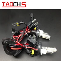taochis 12v 35w h4 2 h4h h4l hid replacement xenon bulbs lamp headlight conversion 4300k 5000k 6000k 8000k lights with halogen