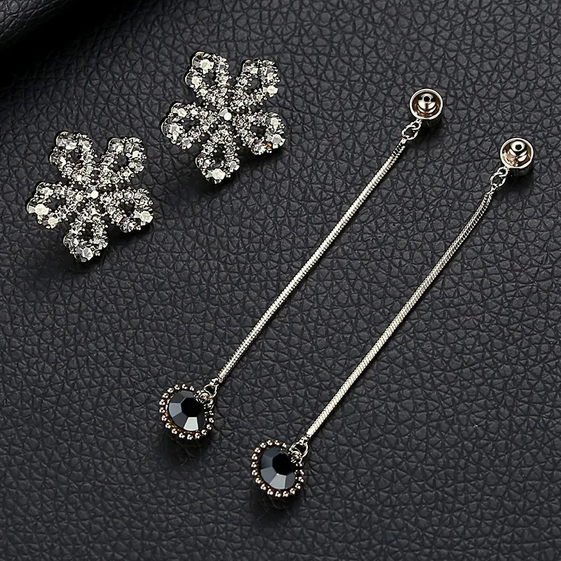 

CX Flower Long Fringe Earrings Water Drop Earrings European and American Elegant All-Match Earrings
