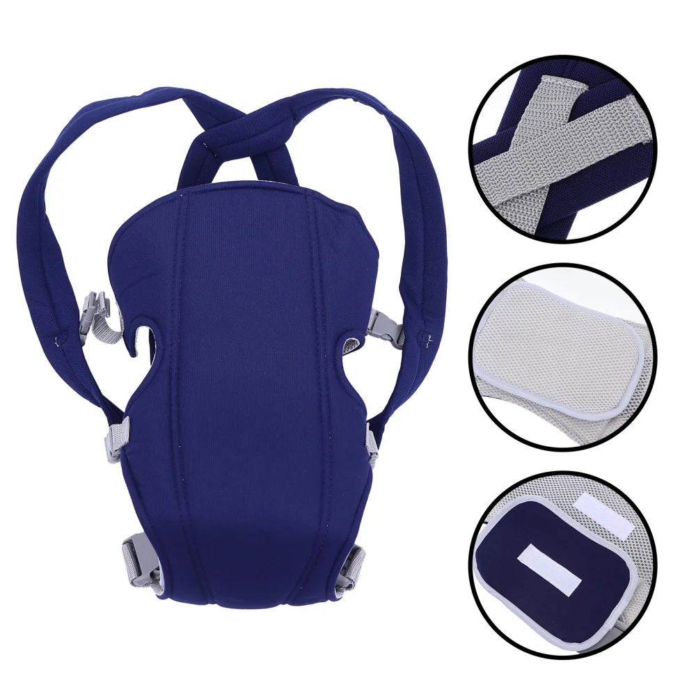 

Breathable Baby Carrier Newborn Front and Back Adjustable Strap Carrier