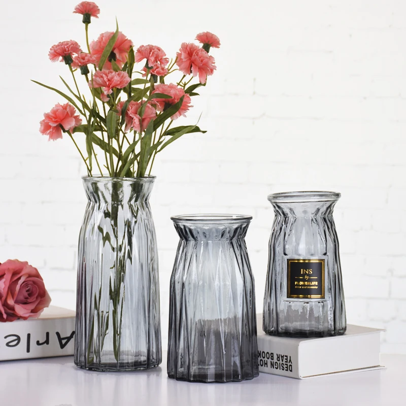 

Vase For Decoration Home Terrarium Hydroponics Flower Glass Vase Jarrones Colorful Flower Pant Vases For Garden Maceta ваза