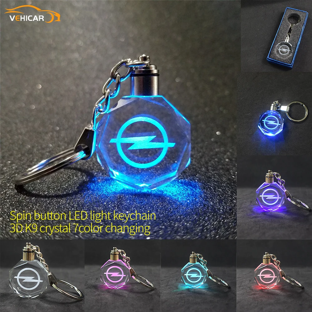 

Автомобильная 3D лазерная гравировка K9 Crystal Keysfob, 7 цветов, брелок для ключей для телефона, автомобиля, мотоцикла, сувенирный подарок
