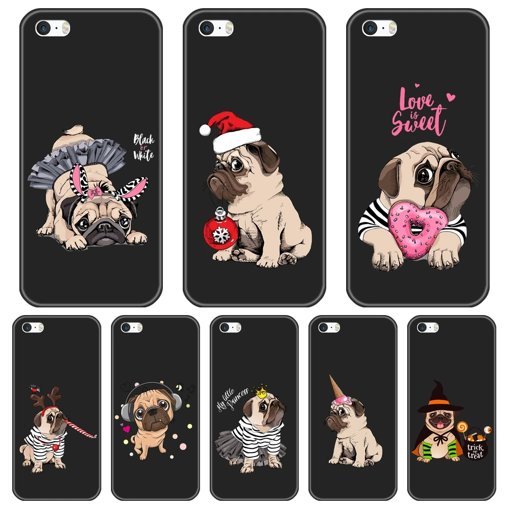 Чехол накладка из ТПУ для iPhone 4 4S 5 5C мягкий силиконовый чехол телефона с