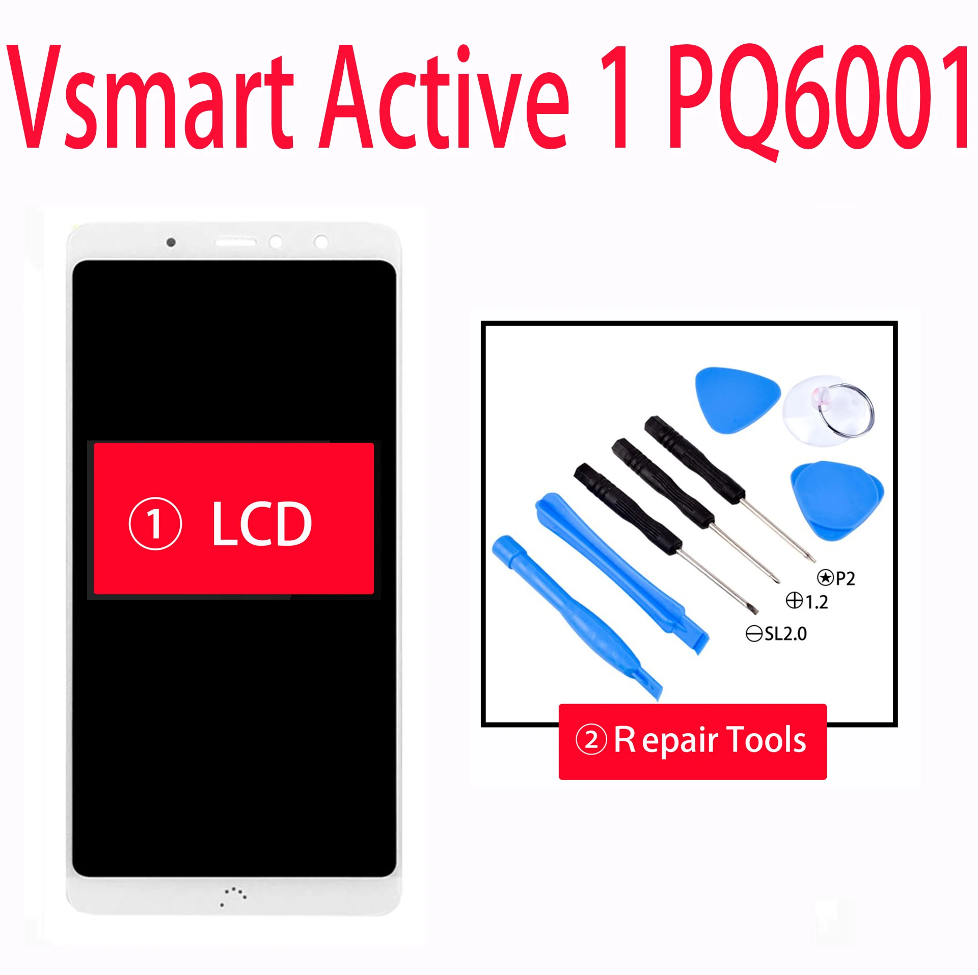 ЖК-экран 5 65 дюйма для Vsmart Active 1 PQ6001 дигитайзер сенсорной панели ЖК-дисплей smart Active1