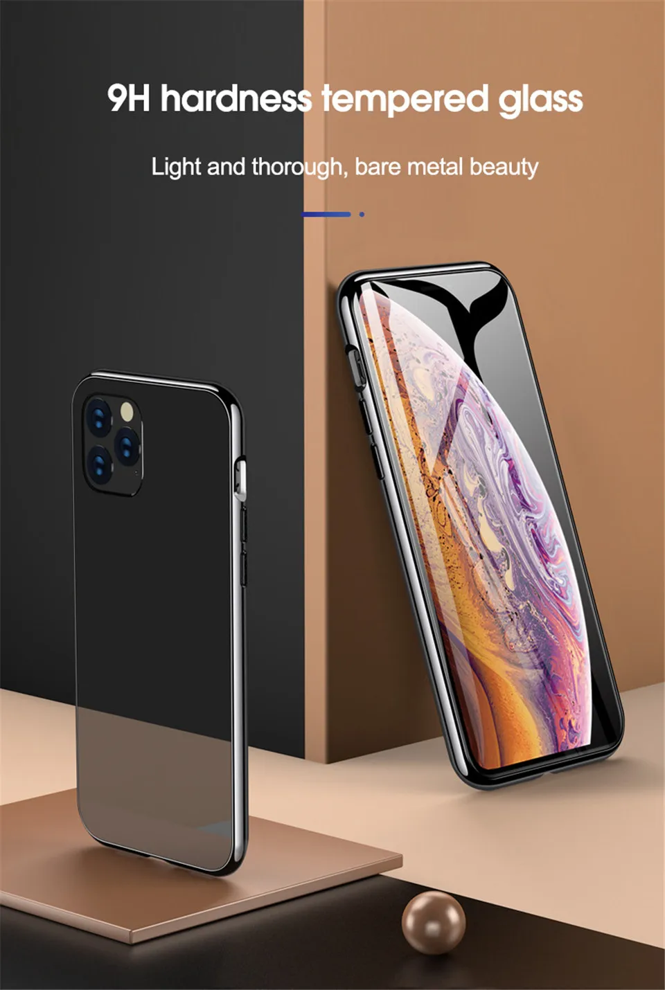 Магнитный адсорбционный чехол ярких цветов 360 на для iPhone 11 Pro MAX чехол из закаленного стекла для iPhone XS MAX XR X 7 8 Plus чехол на для айфон 11 Pro Max X XR XS MAX 7 8 плюс