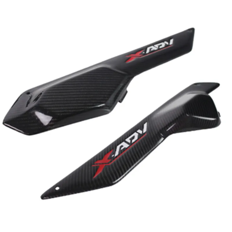 carbon fiber MTKRACING для X-ADV Xadv 750 Аксессуары для мотоциклов из углеродного волокна для ног Накладка крышки - Цвет: carbon fiber