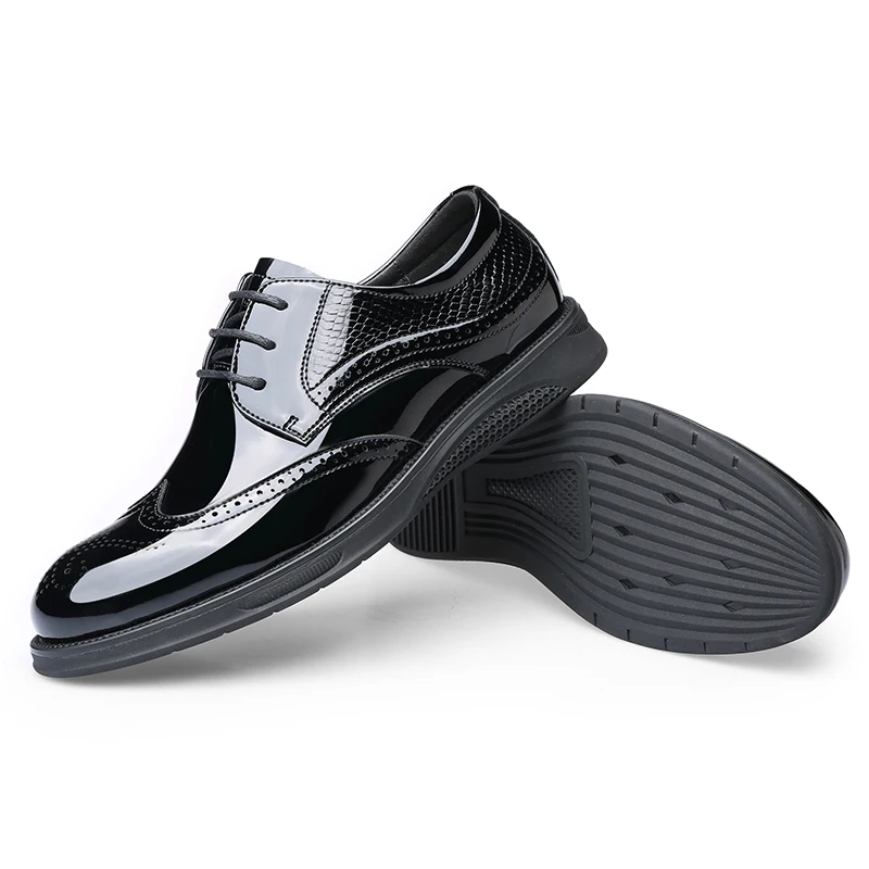 Новинка мужская повседневная обувь из натуральной кожи дышащие модельные туфли