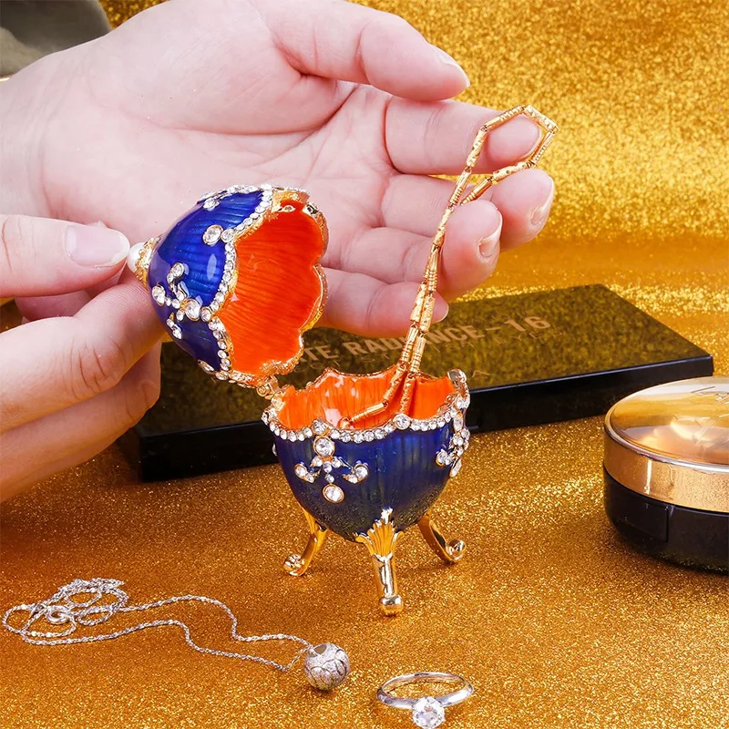 Русские яйца ремесла дома Креативные украшения Европейская коробка ювелирных