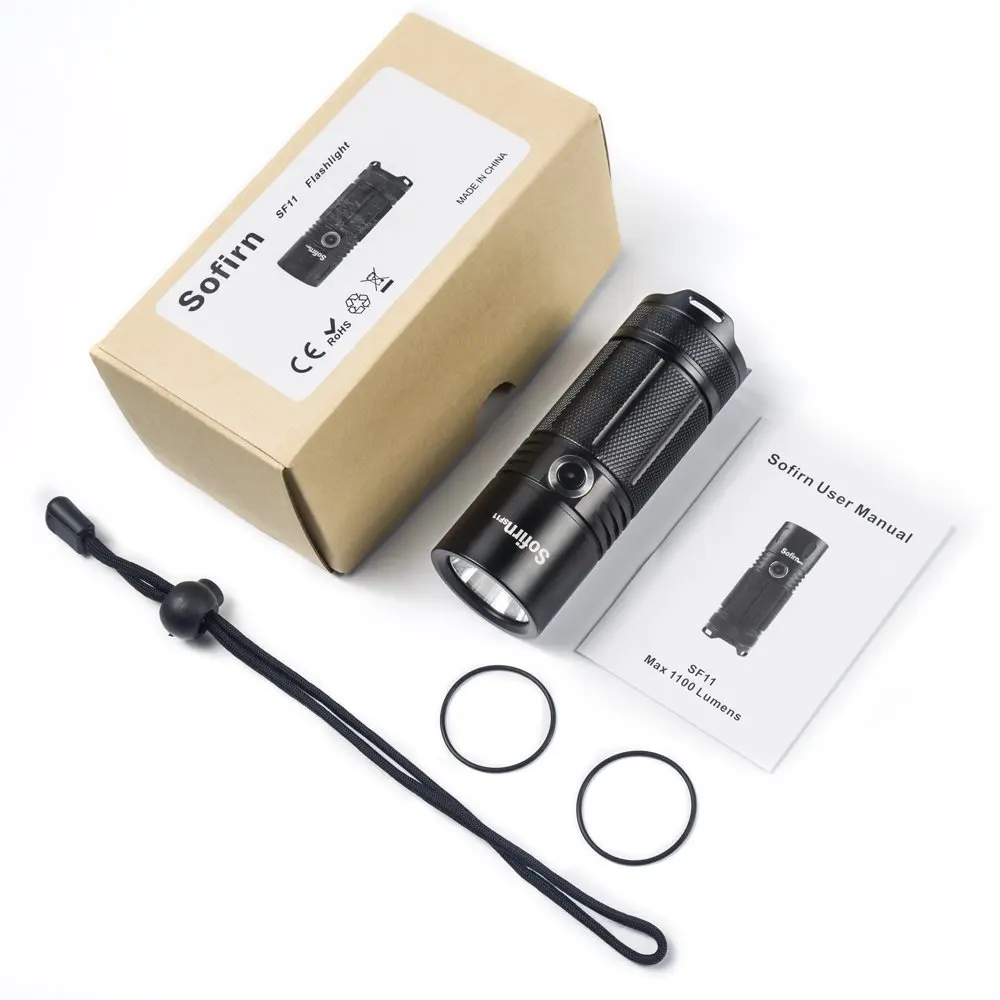 

Sofirn SF11 Powerful 6 Modes LED Flashlight Tactical Flashlight AA Torch XPL 1100lm LED High Power Light Lamp Indicator Power