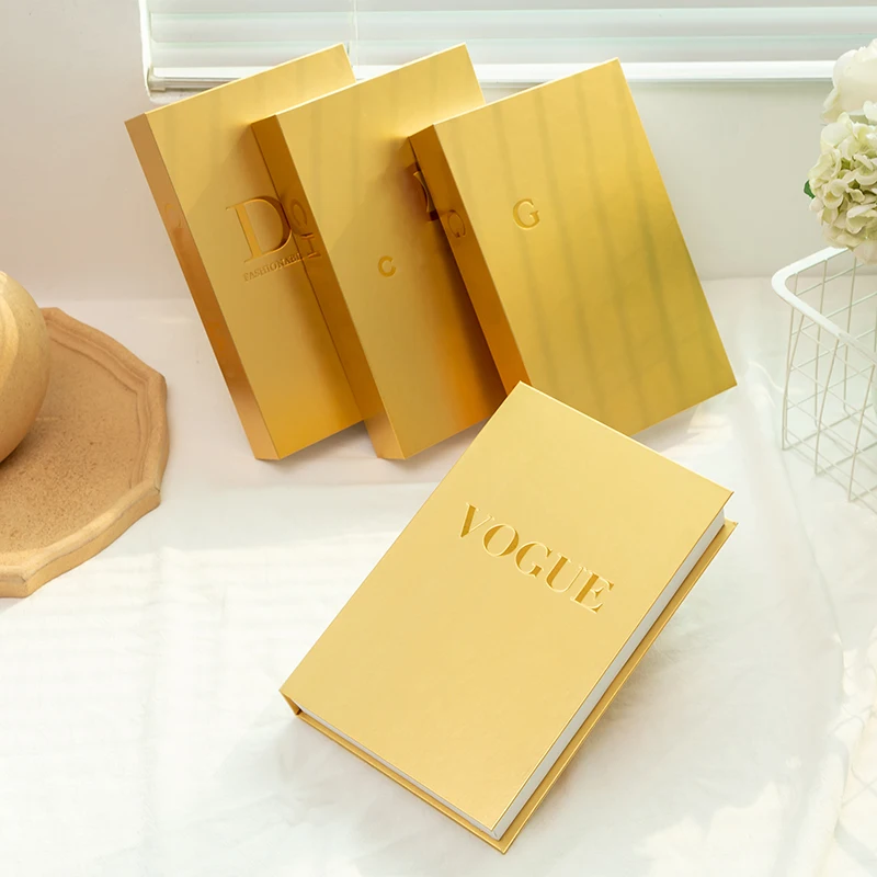 

VIP Golden Fake Books Openable Home Decoration Book Box